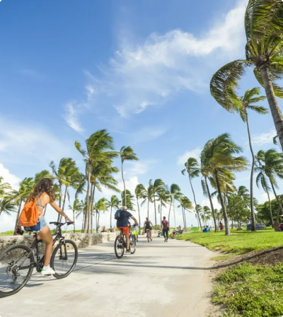 Ciclismo en el sur de Florida.